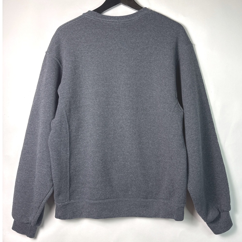 Russell Athletic Mens Gray Crewneck Sweatshirt Medium V-Stitch Y2K Vintage - Picture 4 of 8